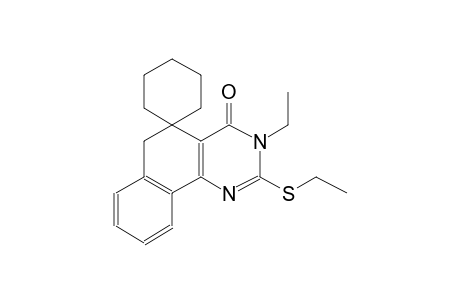 3-ethyl-2-(ethylthio)-3H-spiro[benzo[h]quinazoline-5,1'-cyclohexan]-4(6H)-one