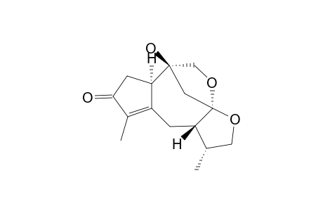 10-BETA-HYDROXY-(1-ALPHA-H,7-BETA-H,11-BETA-H)-GUAI-8(12),8(14)-DIEPOXY-4-EN-3-ONE