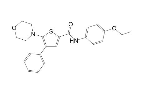 2-thiophenecarboxamide, N-(4-ethoxyphenyl)-5-(4-morpholinyl)-4-phenyl-