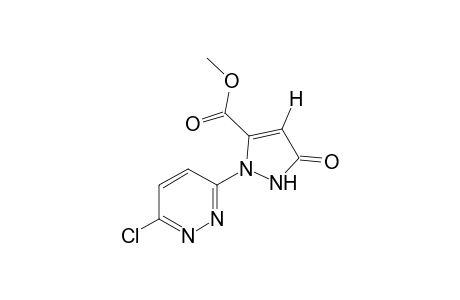 2-(6-chloro-3-pyridazinyl)-5-oxo-3-pyrazoline-3-carboxylic acid, methyl ester