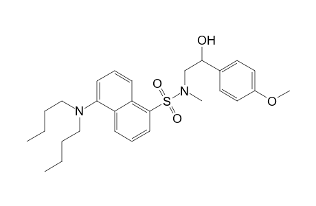 1-Naphthalenesulfonamide, 5-(dibutylamino)-N-[2-hydroxy-2-(4-methoxyphenyl)ethyl]-N-methyl-