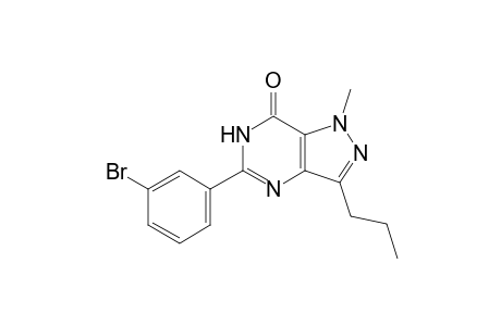 5-(3-bromophenyl)-1-methyl-3-propyl-4H-pyrazolo[4,3-d]pyrimidin-7-one