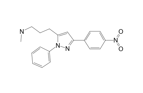 3-(.Gamma.-methylaminopropyl)-5-(4-nitrophenyl)-2-phenyl-2H-pyrazole