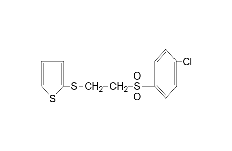 2-{{2-[(p-chlorophenyl)sulfonyl]ethyl}thio}thiophene
