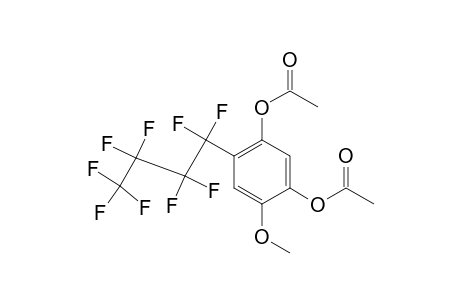 1,5-Diacetoxy-2-methoxy-4-perfluorobutylbenzene