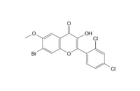 7-Bromo-2',4'-dichloro-3-hydroxy-6-methoxyflavone