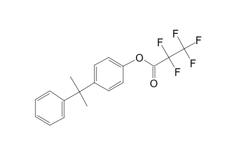 4-Cumylphenol, pentafluoropropionate