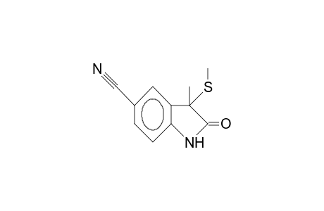 5-CYANO-3-METHYL-3-METHYLTHIOOXINDOL