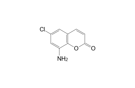 2H-1-benzopyran-2-one, 8-amino-6-chloro-