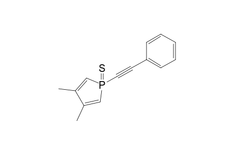 3,4-Dimethyl-1-(phenylethynyl)phosphole - 1-sulfide