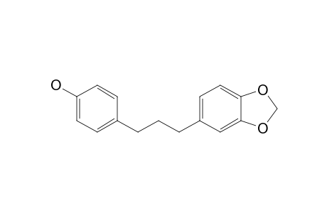 4-[3-(1,3-Benzodioxol-5-yl)propyl]phenol