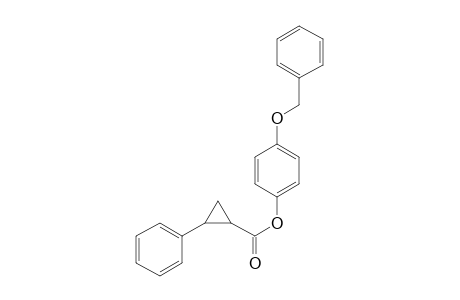 Cyclopropanecarboxylic acid, trans-2-phenyl-, 4-benzyloxyphenyl ester