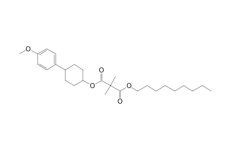 Dimethylmalonic acid, 4-(4-methoxyphenyl)cyclohexyl nonyl ester