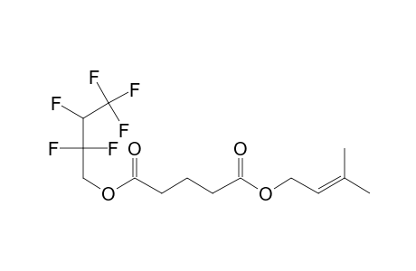 Glutaric acid, 3-methylbut-2-en-1-yl 2,2,3,4,4,4-hexafluorobutyl ester