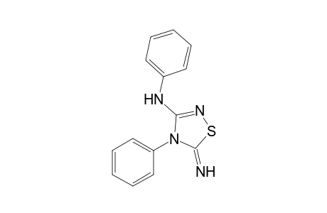 3-PHENYLAMINO-4-N-PHENYL-5-IMINO-4,5-DIHYDRO-1,2,4-THIADIAZOLE