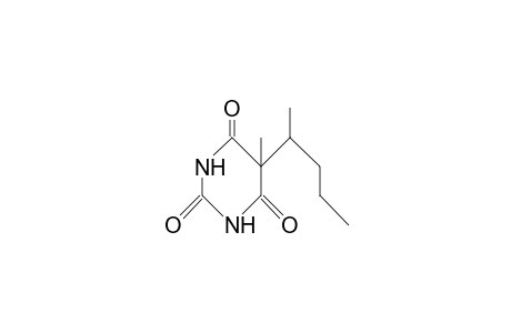 5-Methyl-5-(1-methyl-butyl)-barbituric acid