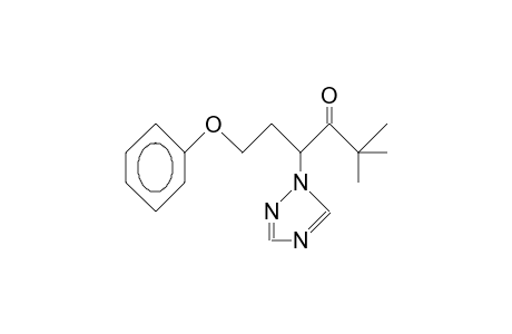 2,2-Dimethyl-4-(1,2,4-triazolyl)-6-phenoxy-3-hexanone