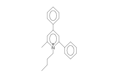 2,4-Diphenyl-6-methyl-1-butyl-pyridinium cation