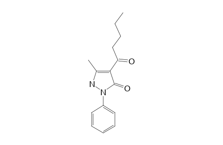 3-Methyl-1-phenyl-4-valeroylpyrazol-5-on