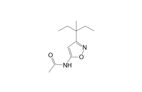 5-(Acetylamino)-3-(1'-ethyl-1'-methylpropyl)isoxazol