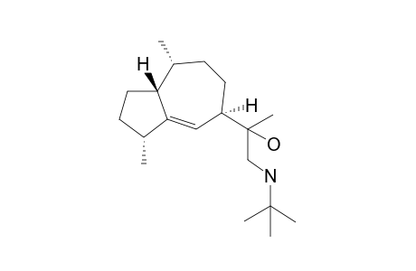 1-(tert-butylamino)-2-((3R,5R,8R,8aR)-3,8-dimethyl-1,2,3,5,6,7,8,8a-octahydroazulen-5-yl)propan-2-ol