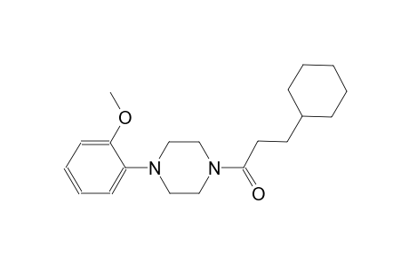 2-[4-(3-Cyclohexylpropanoyl)-1-piperazinyl]phenyl methyl ether