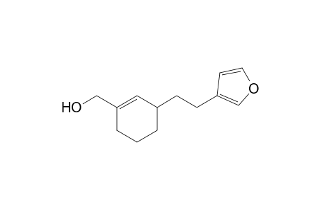 1-Cyclohexene-1-methanol, 3-[2-(3-furanyl)ethyl]-, (.+-.)-