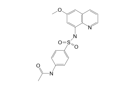 8-(4-Acetamidobenzenesulfonamido)-6-methoxy quinoline