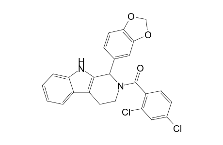 [1-(1,3-benzodioxol-5-yl)-1,3,4,9-tetrahydro-$b-carbolin-2-yl]-(2,4-dichlorophenyl)methanone
