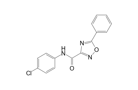 1,2,4-Oxadiazole-3-carboxamide, 5-phenyl-N-(4-chlorophenyl)-