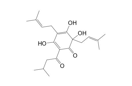 2,4-Cyclohexadien-1-one, 3,5,6-trihydroxy-4,6-bis(3-methyl-2-butenyl)-2-(3-methyl-1-oxobutyl)-, (R)-