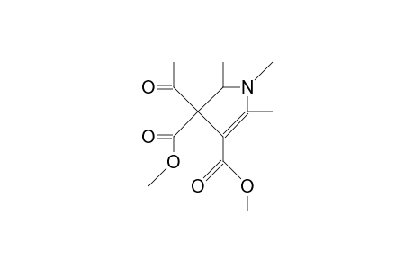 4-Acetyl-3,4-carbomethoxy-1,2,5-trimethyl-2-pyrroline isomer 1