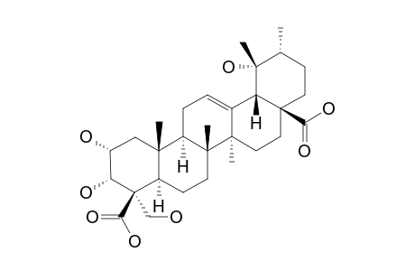 2-ALPHA,3-ALPHA,19-ALPHA,23-TETRAHYDROXY-URS-12-ENE-24,28-DIOIC-ACID