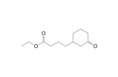 Cyclohexanebutanoic acid, 3-oxo-, ethyl ester