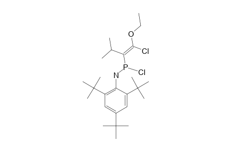 Z-1-ETHOXY-1-CHLORO-3-METHYLBUTEN-2-YLPHOSPHONOUS_ACID_2,4,6-TRI-TERT.-BUTYLANILIDE_CHLORIDE