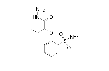 2-[(2-sulfamoyl-p-tolyl)oxy]butyric acid, hydrazide