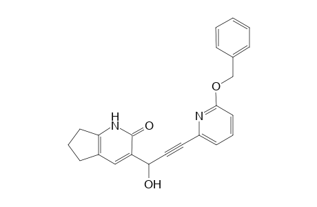 3-{3-[6-(Benzyloxypyridin-2-yl]-1-hydroxyprop-2-ynyl]-1,5,6,7-tetrahydro-2H-cyclopenta[b]pyridine-2-one