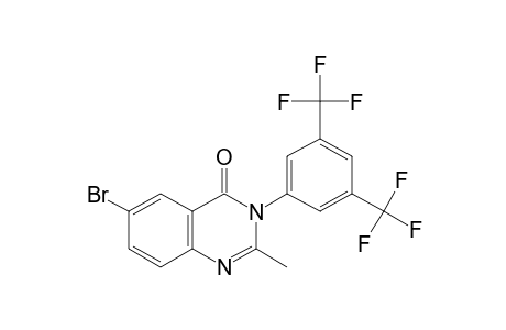 6-BROMO-3-(alpha,alpha,alpha,alpha',alpha',alpha'-HEXAFLUORO-3,5-XYLYL)-2-METHYL-4(3H)-QUINAZOLINONE