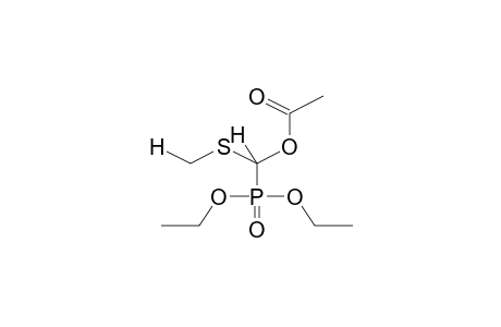 .alpha.-Acetoxy-.alpha.-(diethoxyphosphinyl)methyl methyl sulfide