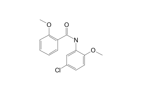 Benzamide, 2-methoxy-N-(5-chloro-2-methoxyphenyl)