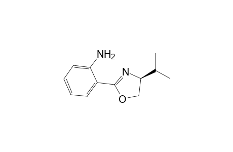 2-[(4S)-4-isopropyl-4,5-dihydrooxazol-2-yl]aniline