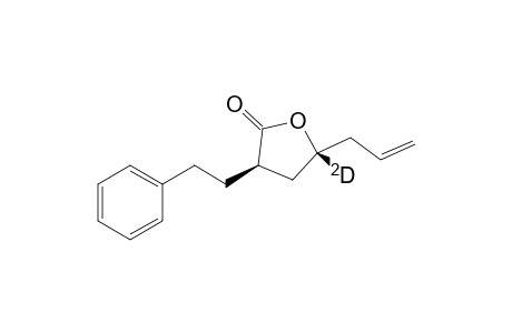 (3R,5R)-5-Deuterio-5-allyl-3-(2-penylethyl)dihydrofuran-2-one