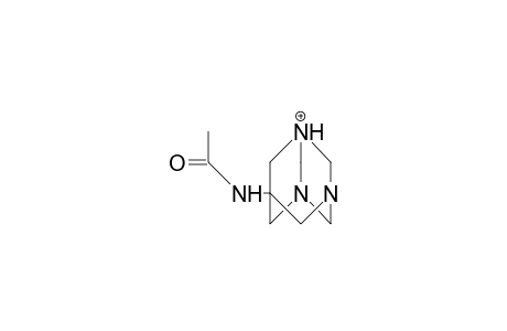7-Acetamido-1,3,5-triaza-adamantane cation