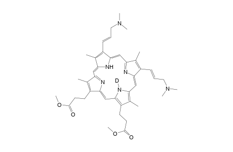 Dimethyl 3,8-bis[(trans)-3'-dimethylamino-1'-propen]-(deuterio)porphyrin-dicarboxylate