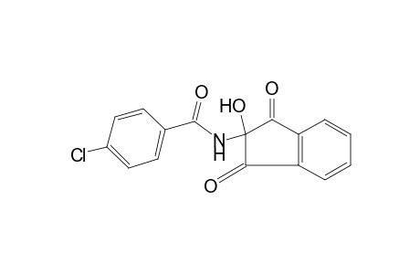 p-chloro-N-(1,3-dioxo-2-hydroxy-2-indanyl)benzamide