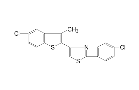 4-(5-chloro-3-methylbenzo[b]thien-2-yl)-2-(p-chlorophenyl)thiazole