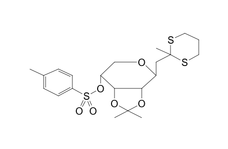 Toluene-4-sulfonic acid, 2,2-dimethyl-4-(2-methyl-[1,3]dithian-2-ylmethyl)tetrahydro-[1,3]dioxolo[4,5-c]pyran-7-yl ester