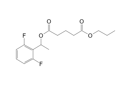 Glutaric acid, 1-(2,6-difluorophenyl)ethyl propyl ester