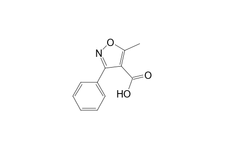 5-methyl-3-phenyl-4-isoxazolecarboxylic acid