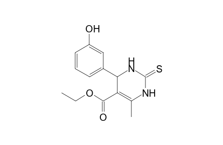 Ethyl 4-(3-hydroxyphenyl)-6-methyl-2-thioxo-1,2,3,4-tetrahydropyrimidine-5-carboxylate